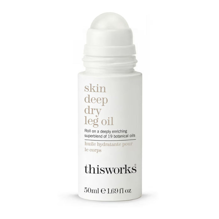 This Works Skin Deep Dry Leg Oil Roller 50ml