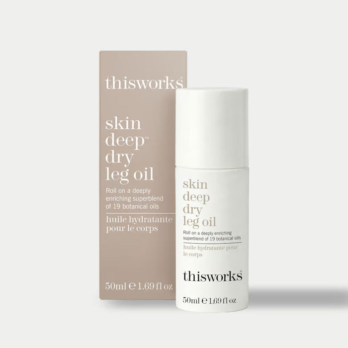This Works Skin Deep Dry Leg Oil Roller 50ml