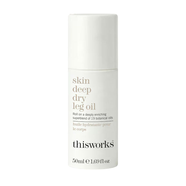 This Works Skin Deep Dry Leg Oil Roller 50ml