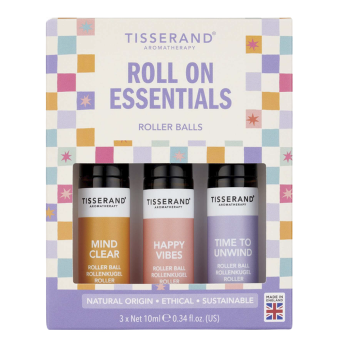 Tisserand Roll On Essentials Roller Ball Trio (3 x 10ml)