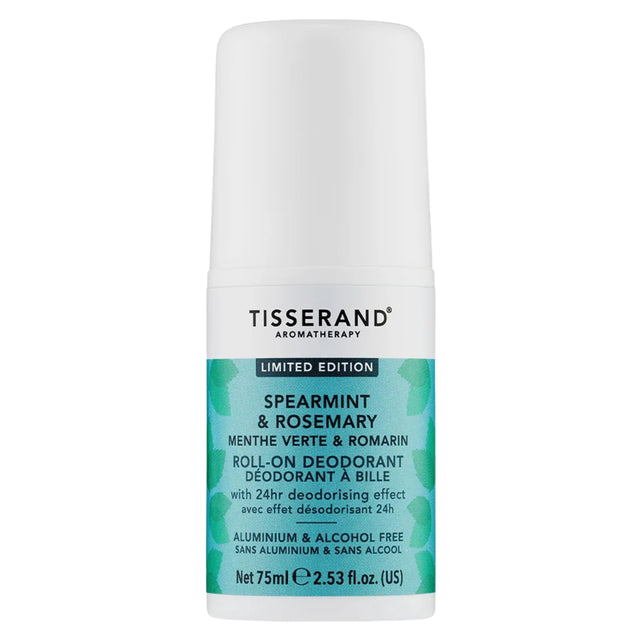 Tisserand Spearmint & Rosemary Roll-On Deodorant 75ml