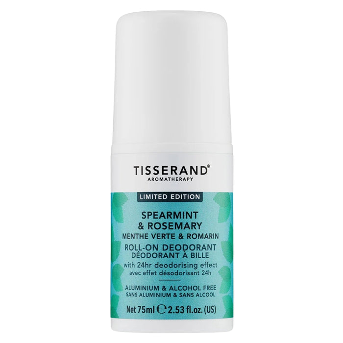 Tisserand Spearmint & Rosemary Roll-On Deodorant 75ml