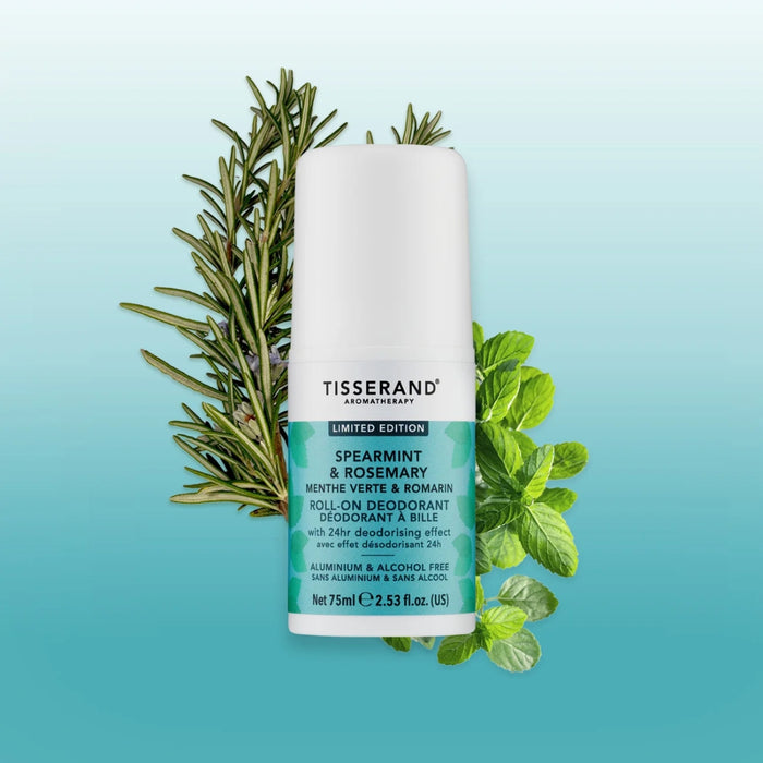 Tisserand Spearmint & Rosemary Roll-On Deodorant 75ml