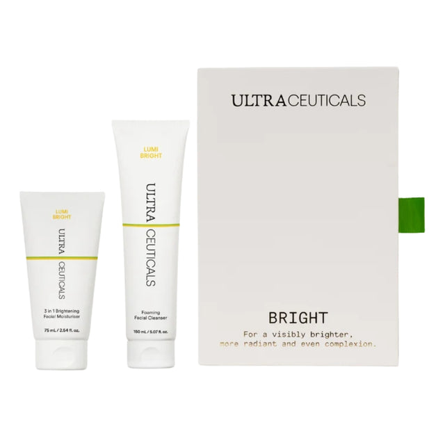 Ultraceuticals BRIGHT Skincare Set with Lumi Bright Foaming Facial Cleanser and 3-in-1 Brightening Facial Moisturiser