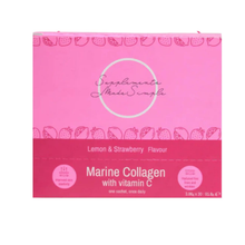 Supplements Made Simple Marine Collagen Sachets with Vitamin in Lemon & Strawberry - 30 Sachets