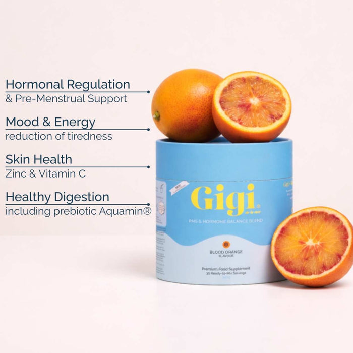 Gigi Supplements PMS & Hormone balance blend -Blood Orange 264gm