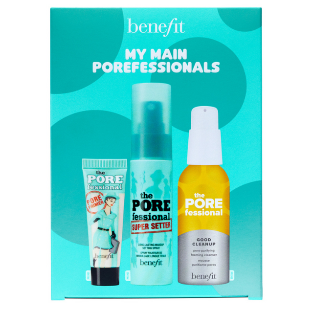 My Main POREfessionals pore primer, setting spray, & cleanser value set