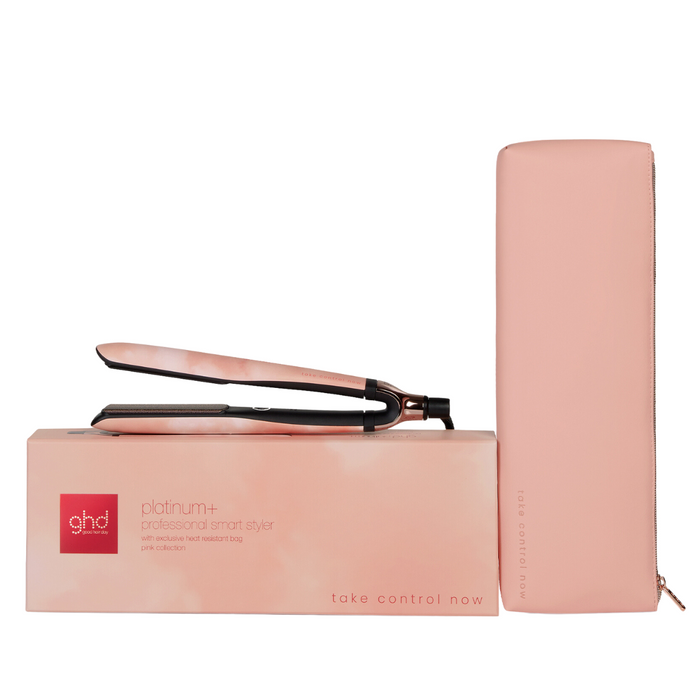 GHD Platinum+™ Limited Edition Hair Straightener - Pink Peach Charity Edition