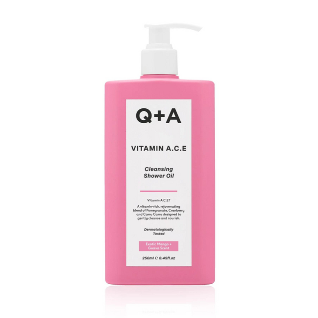 Q+A Vitamin A.C.E Shower Oil