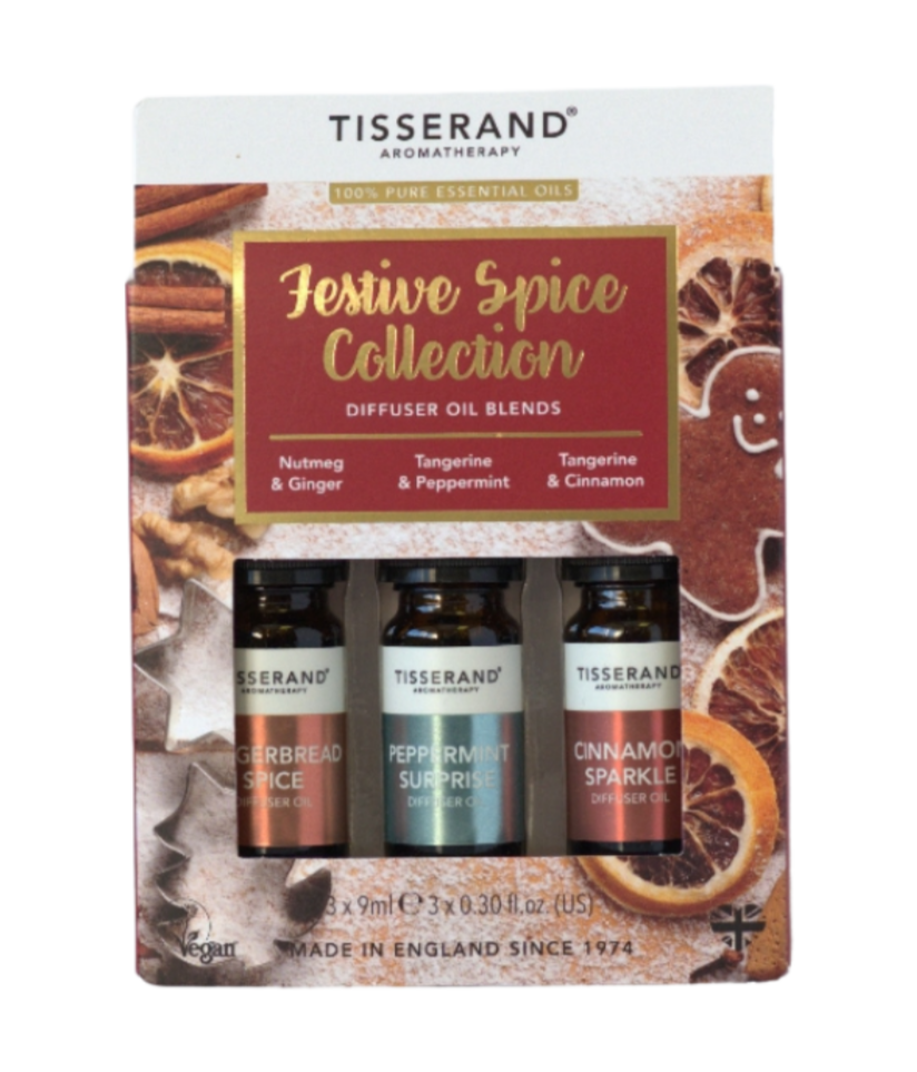 Tisserand Festive Spiced Collection Trio Gift Set
