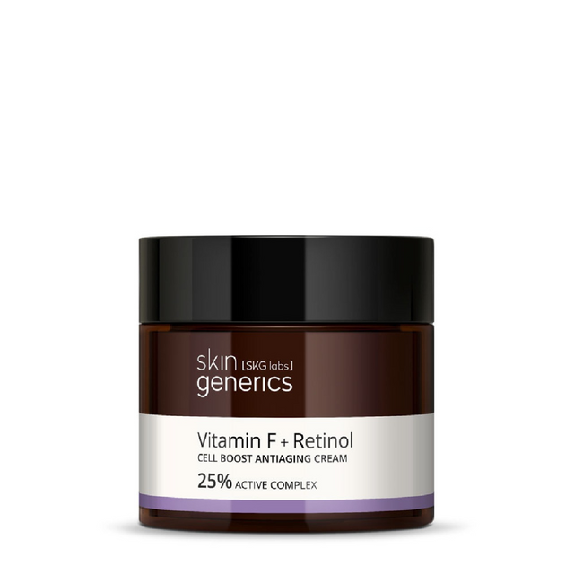 Skin Generics Vit F + Retinol Anti-Aging Cream 50ml 25% Active Complex. 30% OFF