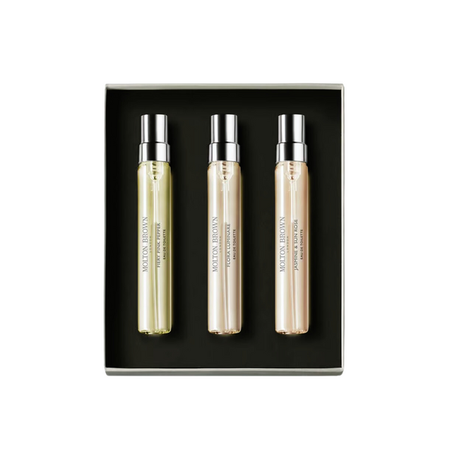 Molton Brown Floral & Spicy Fragrance Discovery Set.