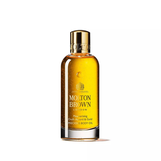 Molton Brown Mesmerising Oudh Accord & Gold Precious Body Oil 100ml.