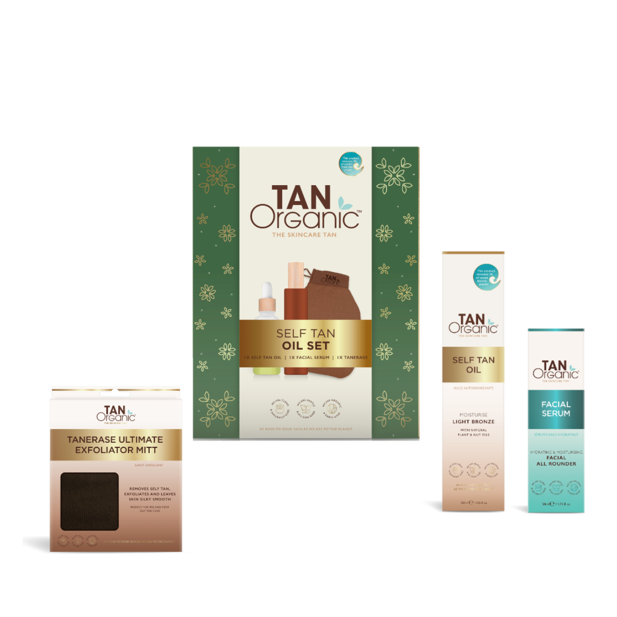 Far handling Standard Tan Organic Classic Self Tan Oil Gift Set SAVE 63%