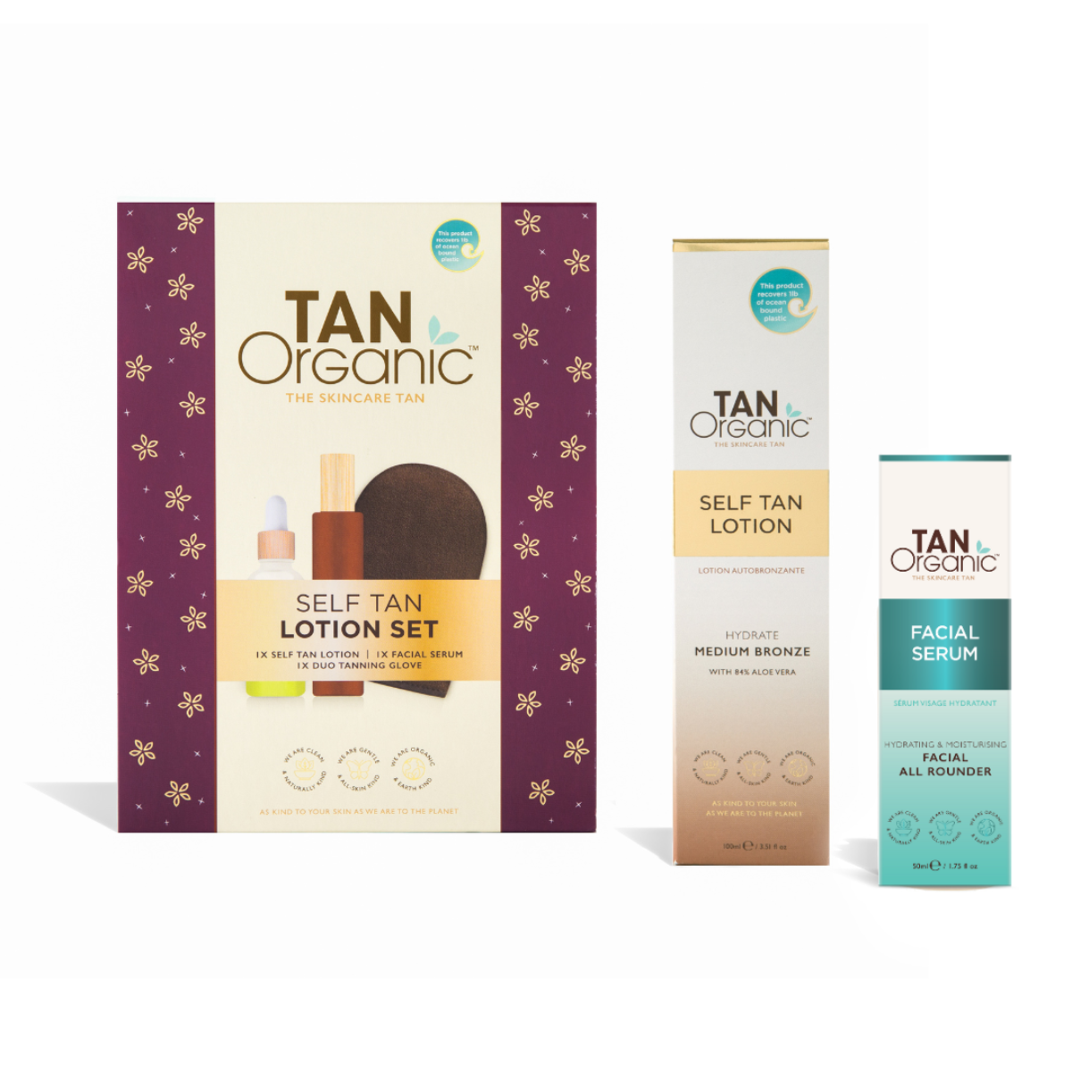 Tan Organic Classic Self Tan Lotion Set