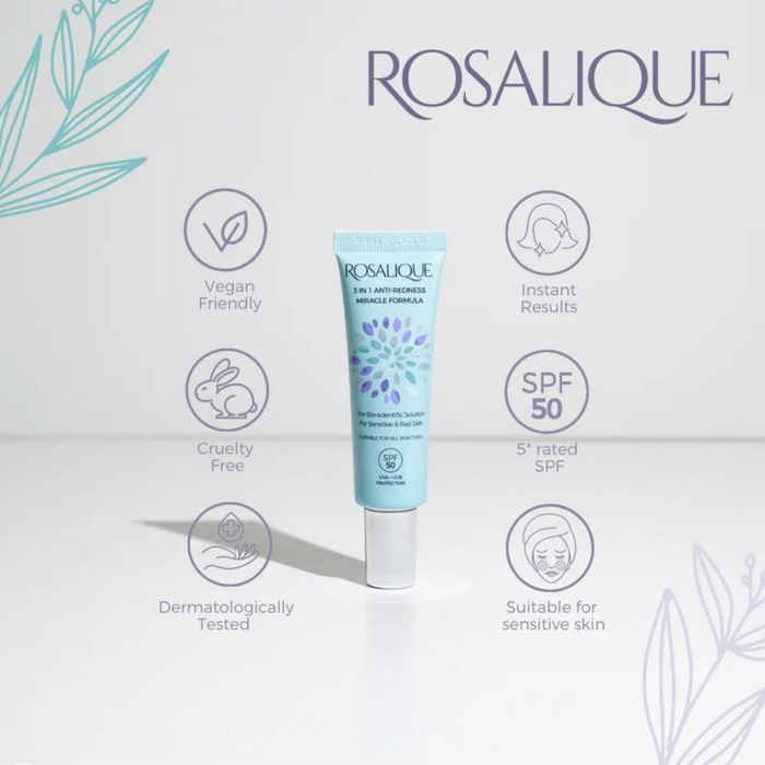 Rosalique 3 in 1 Anti Redness Miracle Formula