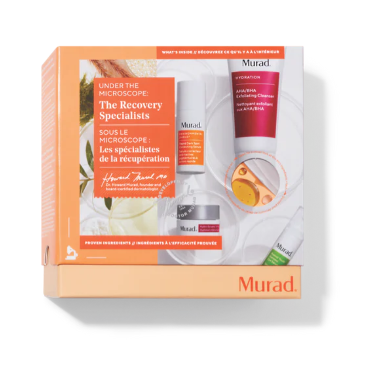 Murad Under the Microscope: The Recovery Specialists Gift Set.