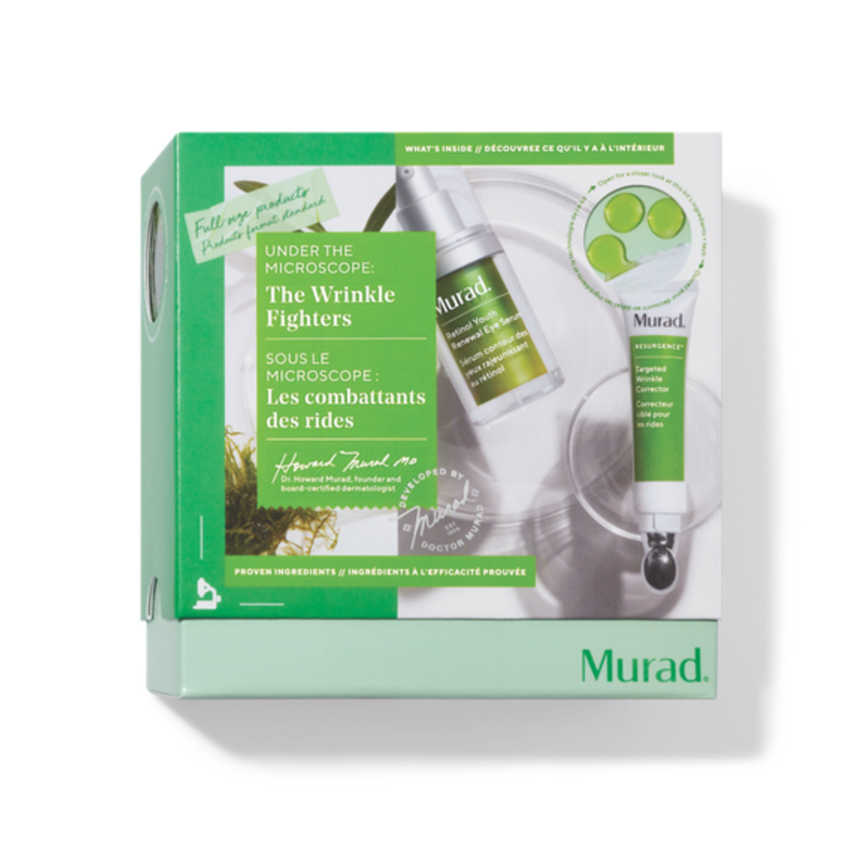 Murad Under the Microscope: The Wrinkle Fighters Gift Set.