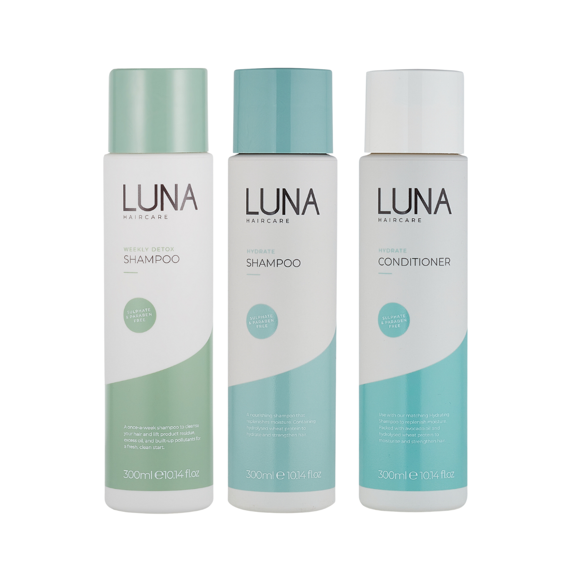Luna By Lisa Jordan Hydrate Haircare Set products 