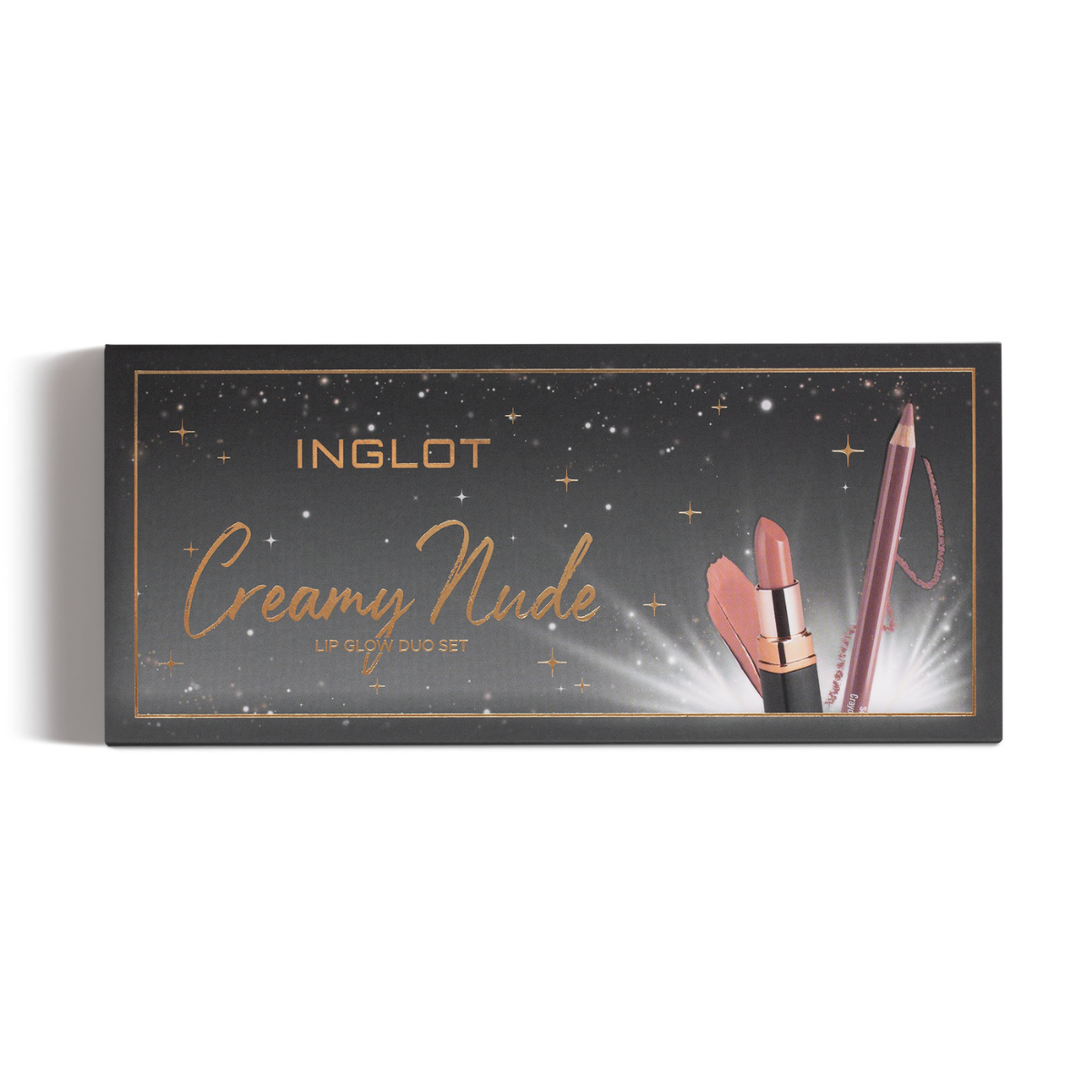 Inglot Creamy Nude Lip Glow Duo Gift Set
