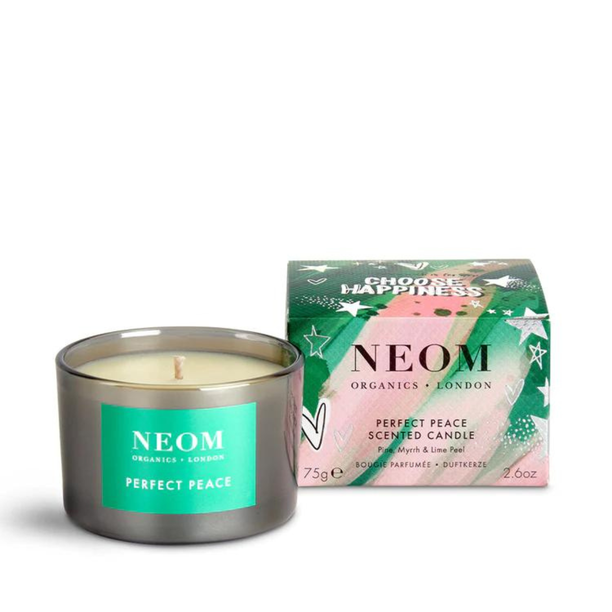 Neom Perfect Peace Travel Candle.