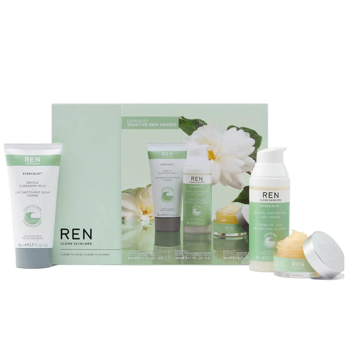 REN Evercalm Sensitive Skin Heros Gift Set SAVE 35%