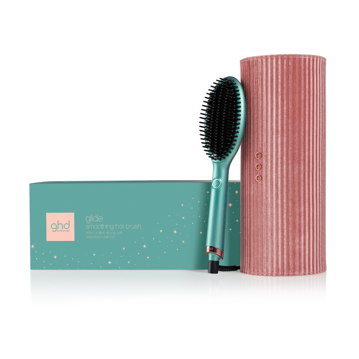 ghd Glide Limited Edition Hot Brush Gift Set in Jade
