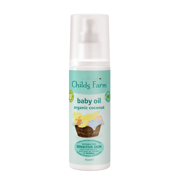 Childs Farm Baby Oil Organic Coconut.