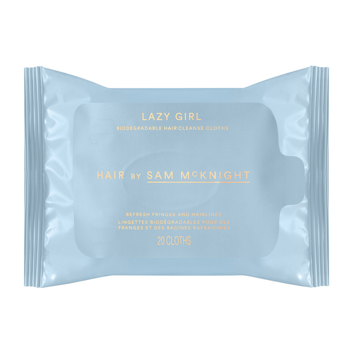 Sam McKnight Lazy Girl Biodegradable Hair Cleanse Cloths