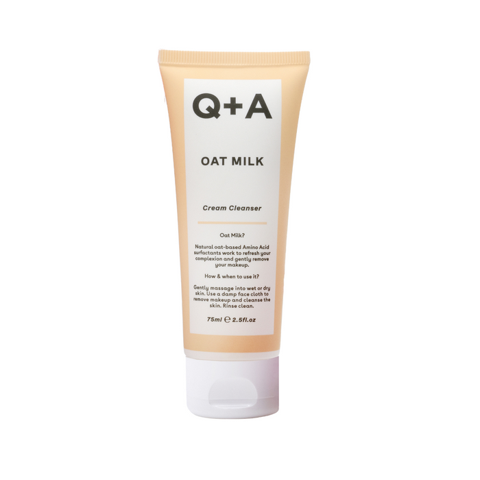 Q+A Oat Milk Cream Cleanser 75ml