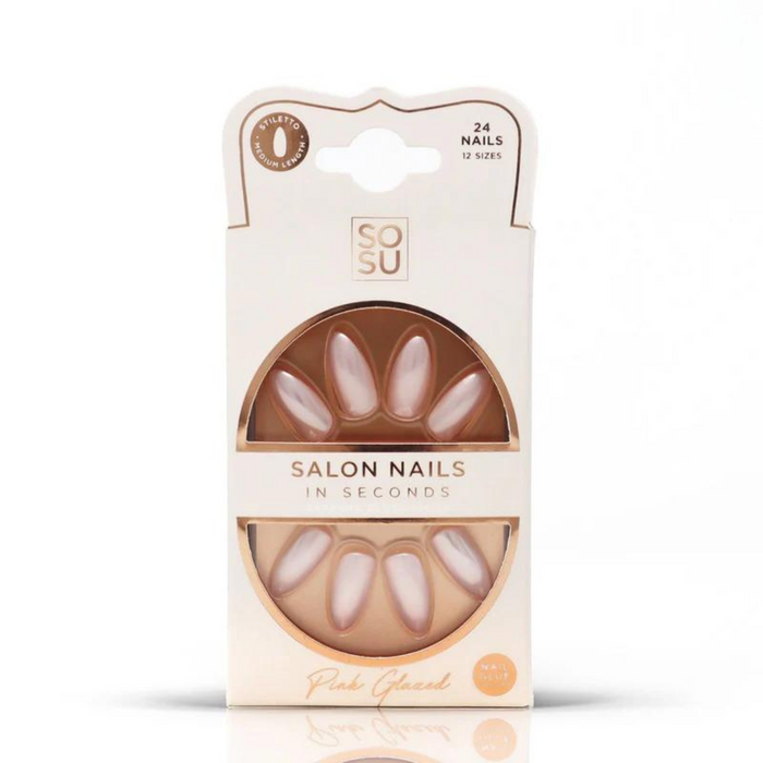 SOSU Cosmetics Salon Nails in Seconds with Nail Glue.