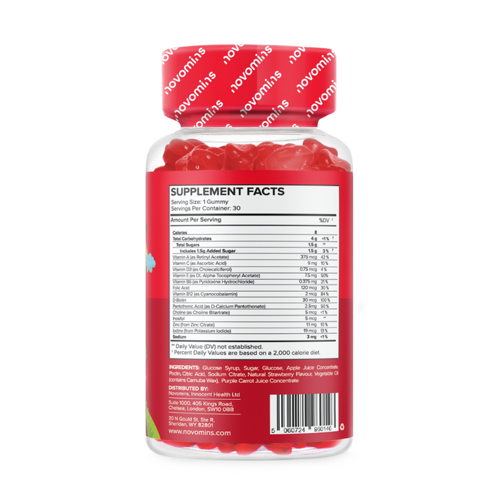 Novomins Kids Multivitamin Gummies