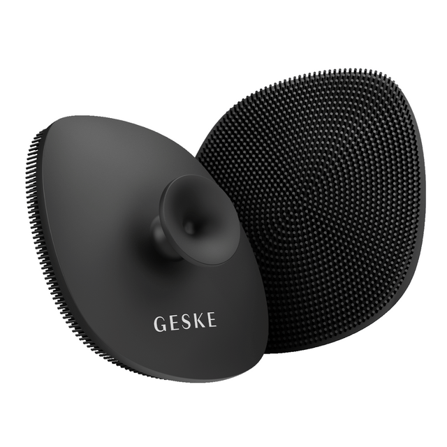 GESKE Facial Brush 4 in 1 Black and Gold