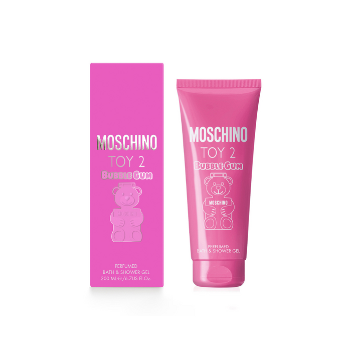 Moschino Toy 2 Bubblegum Shower Gel 200ml with the packaging 