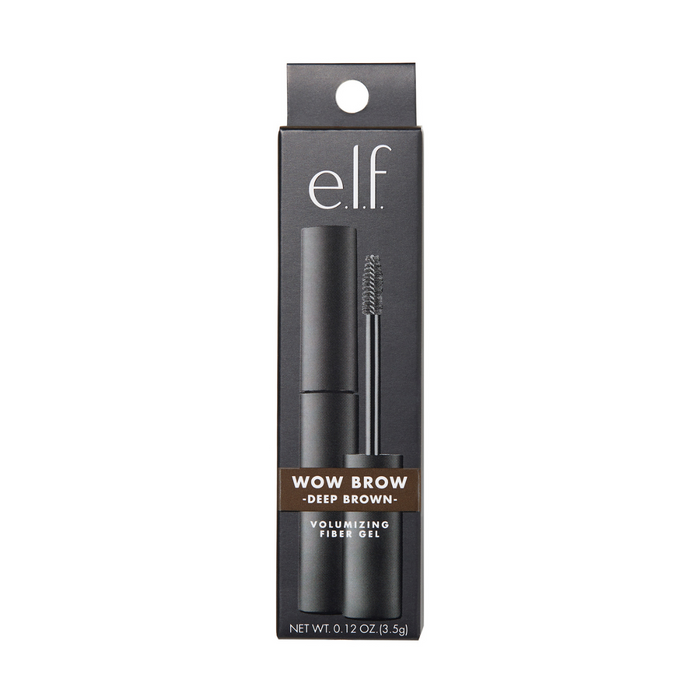 e.l.f. wow brow gel deep brown packed 