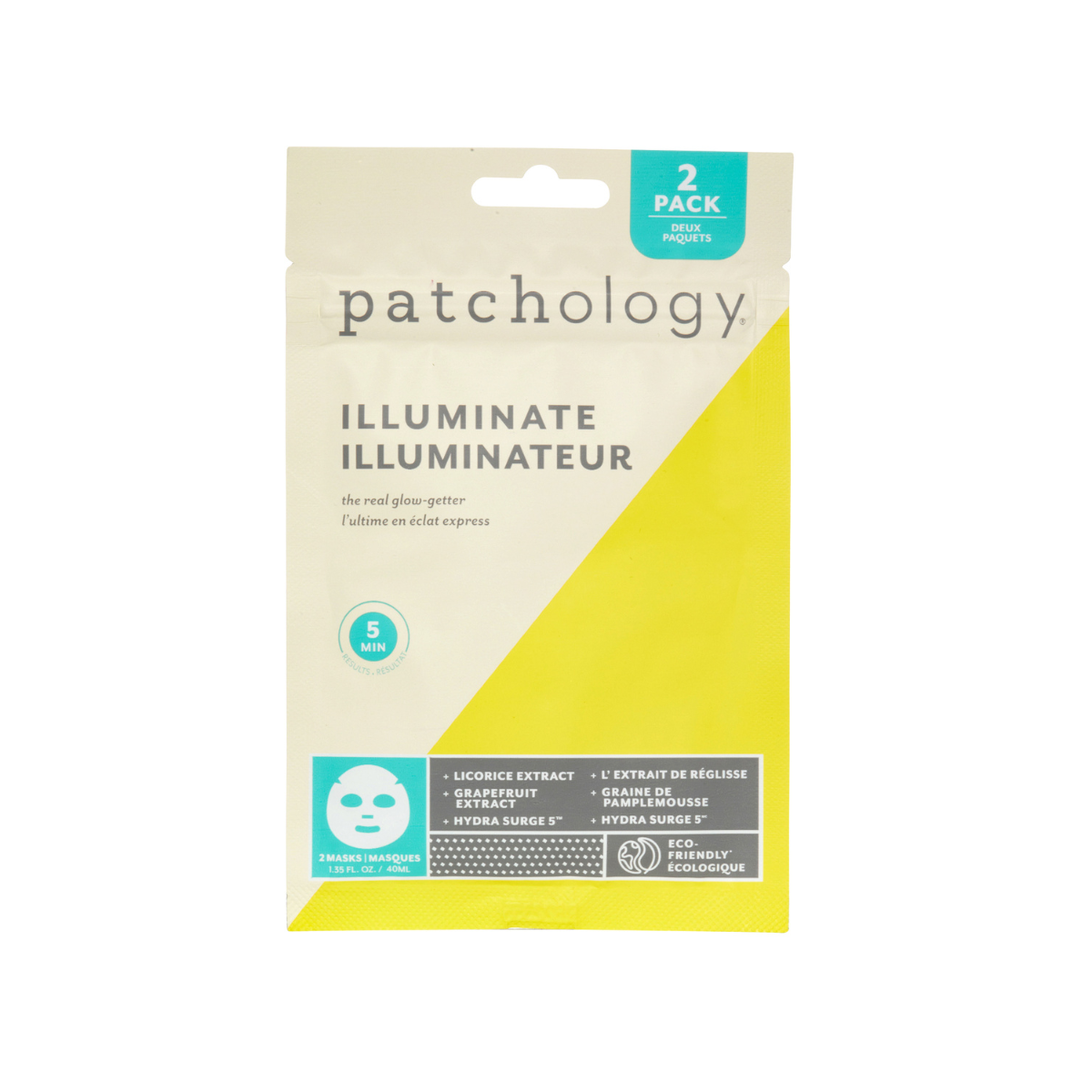Patchology FlashMasque Illuminate 2-Pack