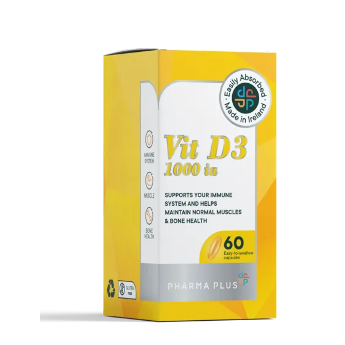 Pharma Plus Vitamin D3 1000 IU Capsule