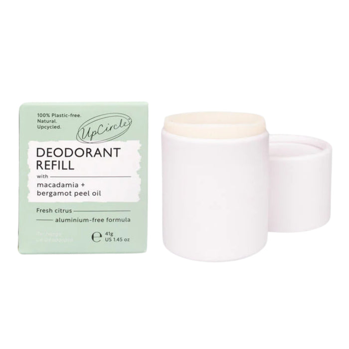 UpCircle Beauty Deodorant Refill with Macadamia + Bergamot - 1 refill (no case) 41g