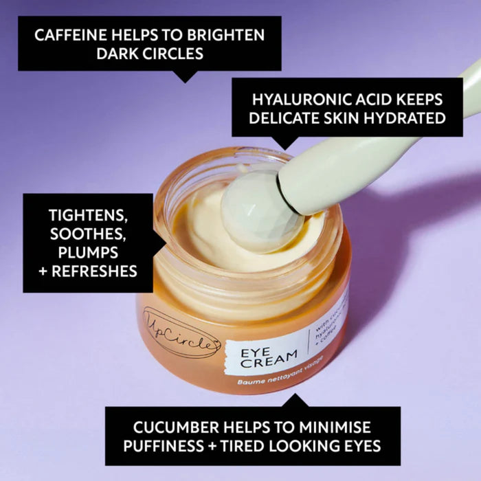UpCircle Beauty  Eye Cream with Cucumber, Hyaluronic Acid + Coffee 15ml