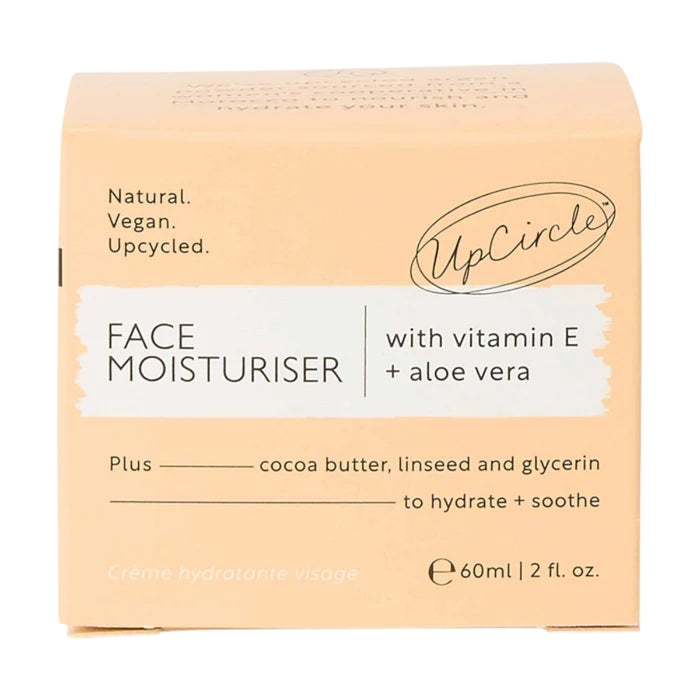 UpCircle Beauty Face Moisturiser with Vitamin E + Aloe Vera 60ml