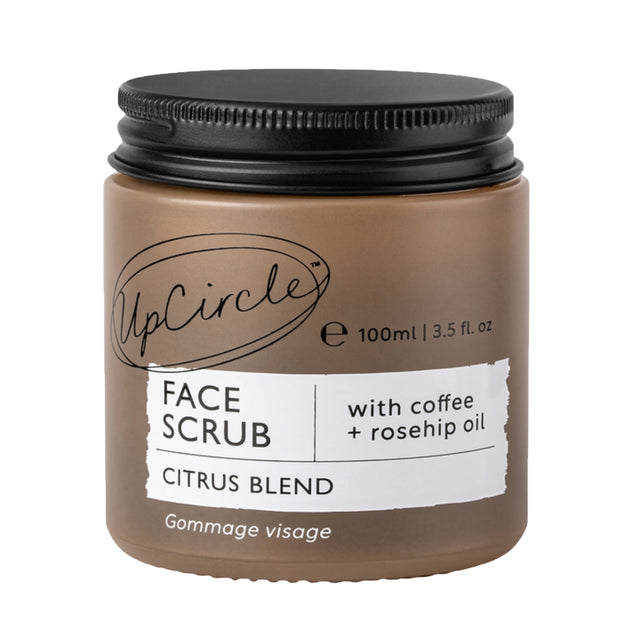 UpCircle Beauty Face Scrub with Coffee + Rosehip Oil - Citrus Blend 100ml