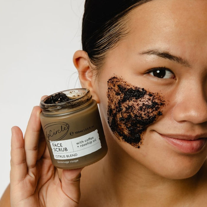 UpCircle Beauty Face Scrub with Coffee + Rosehip Oil - Citrus Blend 100ml