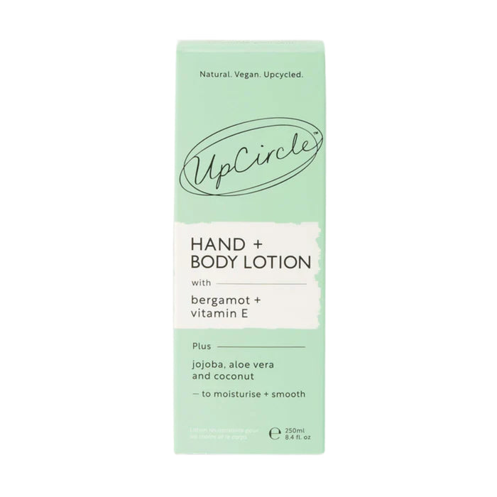 UpCircle Beauty Hand + Body Lotion with Bergamot + Vitamin E 250ml