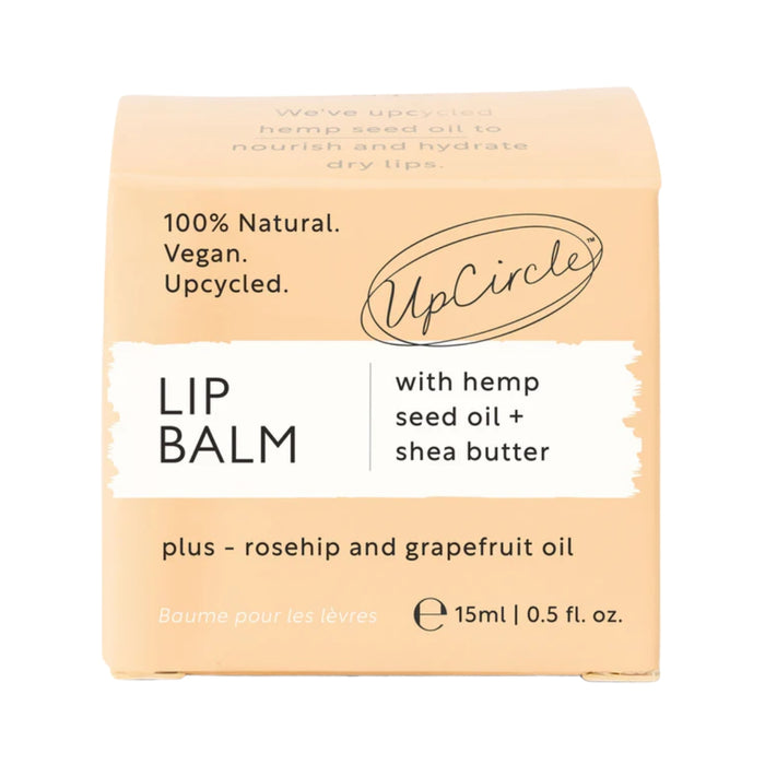 UpCircle Beauty Lip Balm with upcycled Hemp Seed Oil and Shea Butter 15ml