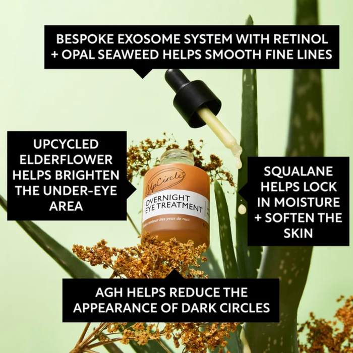UpCircle Beauty Overnight Eye Treatment with Retinol Exosomes 18 ml
