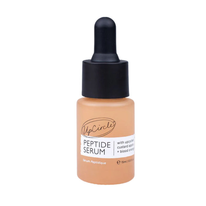 UpCircle Beauty Peptide Serum with upcycled Custard Apple + Blood Orange - Travel Size