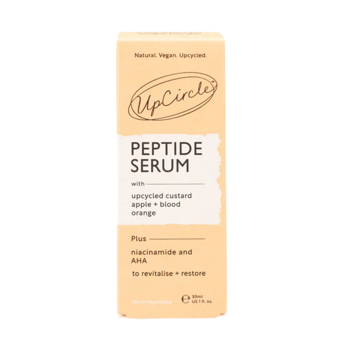 UpCircle Beauty Peptide Serum with upcycled Custard Apple + Blood Orange 30ml