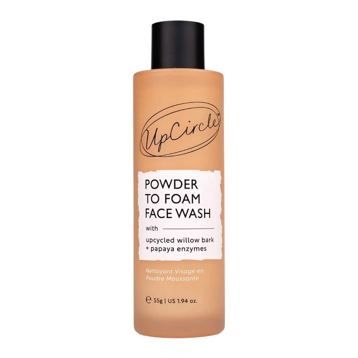 UpCircle Beauty Powder To Foam Face Wash with Upcycled Willow Bark + Papaya Enzymes