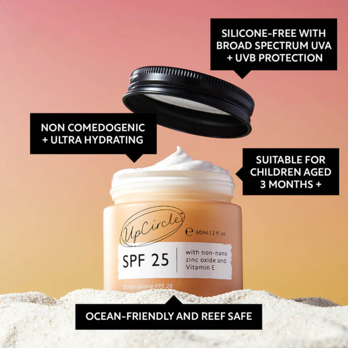 UpCircle Beauty SPF 25 Mineral Sunscreen 60ml