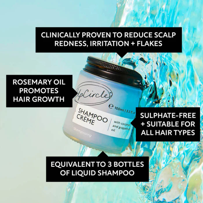 UpCircle Beauty Shampoo Crème with Coconut and Rosemary Oil 100ml